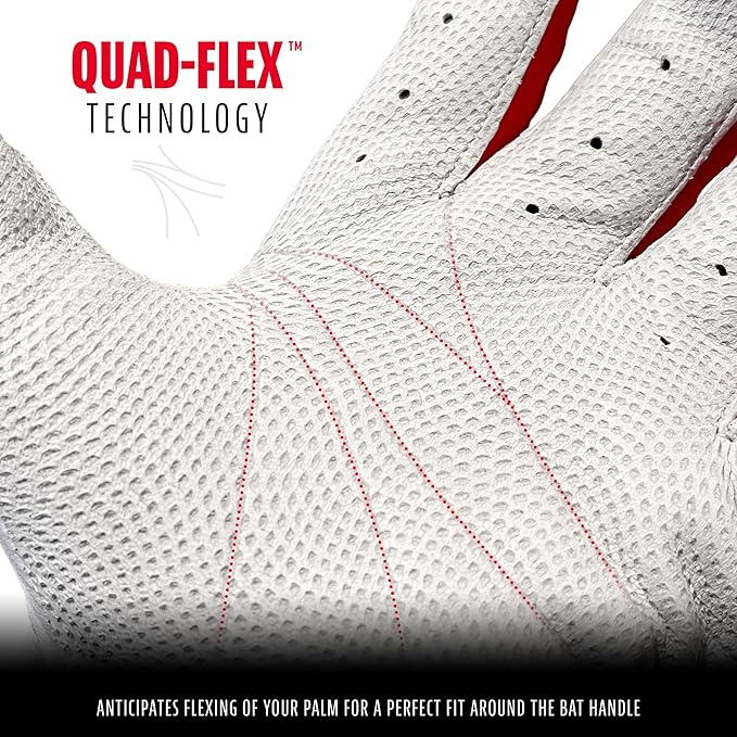 Franklin Sports MLB Baseball Batting Gloves - CFX Pro Adult + Youth - Baseball + Softball - Multiple Sizes + Colors