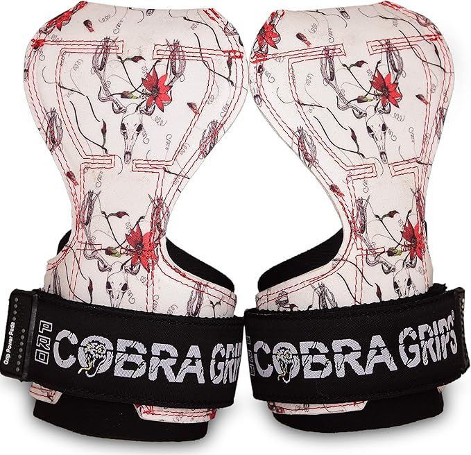 Cobra Grips PRO Weight Lifting Gloves Heavy Duty Straps Alternative Power Lifting Hooks for Deadlifts Adjustable Neoprene Padded Wrist Support Bodybuilding