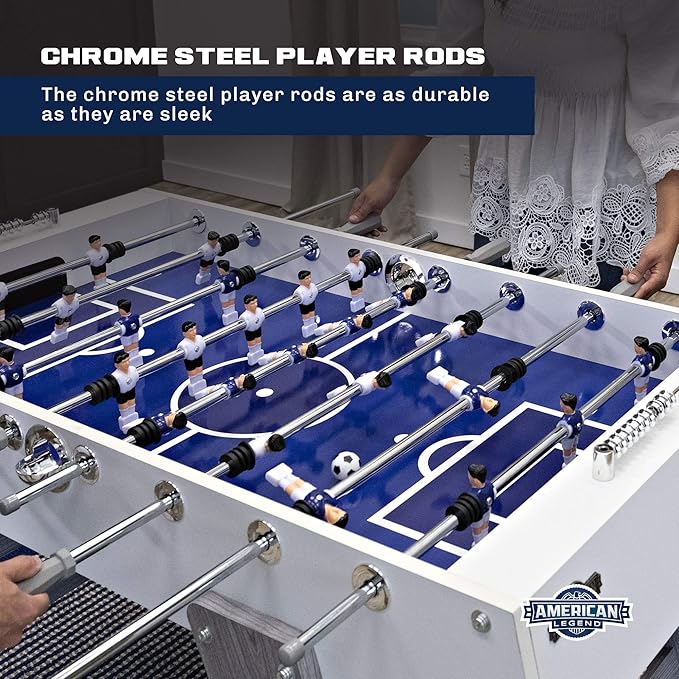 American Legend Foosball Tables - Modern Design - Official Size Playfield - Kirkwood and Manhattan Styles