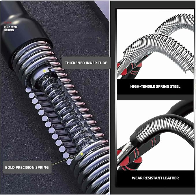 Twister Arm Trainer,Adjustable 40-220lb Chest Workout Equipment Power Twist Arm Trainer,Forearm Strengthener,Portable Twister Arm Workout for Home Fitness