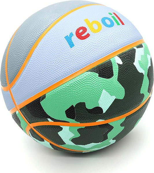Premium Rubber/Leather Basketball - Kids & Youth, Size 3/4/5/6/7