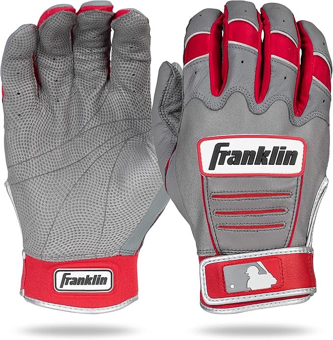 Franklin Sports MLB Baseball Batting Gloves - CFX Pro Adult + Youth - Baseball + Softball - Multiple Sizes + Colors