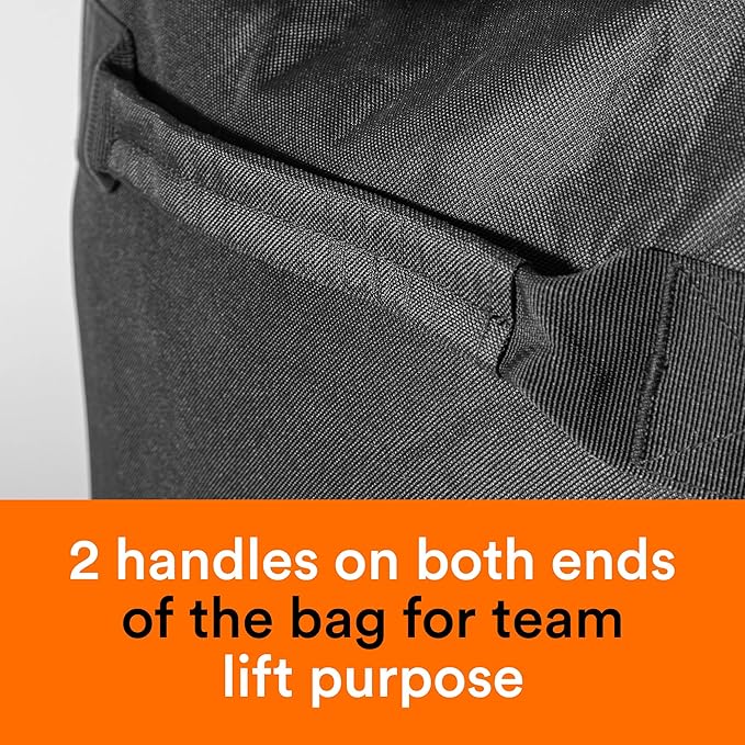 Fitdom 130L 36" Heavy Duty Extra Large Sports Gym Equipment Travel Duffle Bag W/Adjustable Shoulder Strap & 7 Compartments. Perfect for Soccer Baseball Basketball Hockey Football, Team Coaches & More