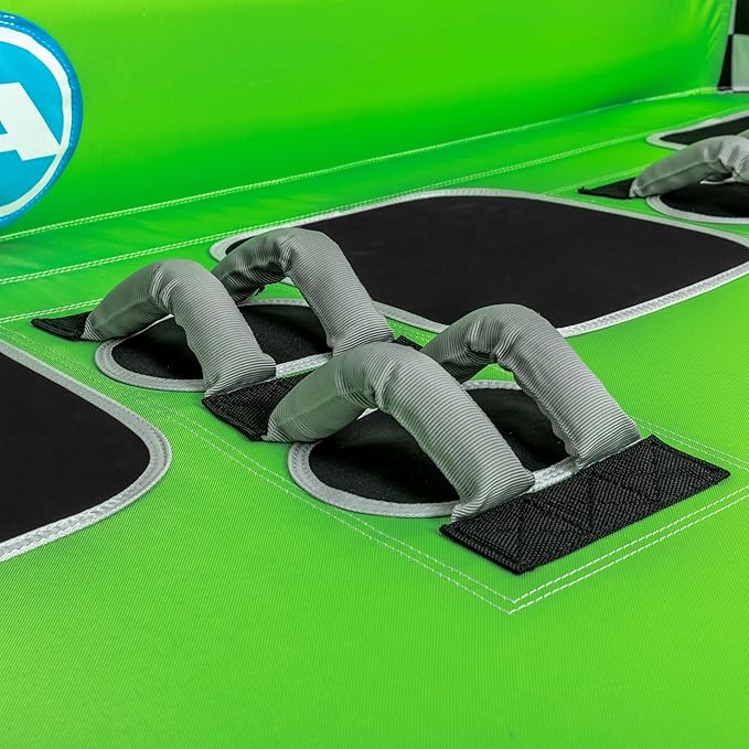 Airhead Mable Inflatable Towable Tube, 1-4 Rider Models, Dual Tow Points, Full Nylon Cover, EVA Foam Pads, Patented Speed Valve, Boat Tubes and Towables