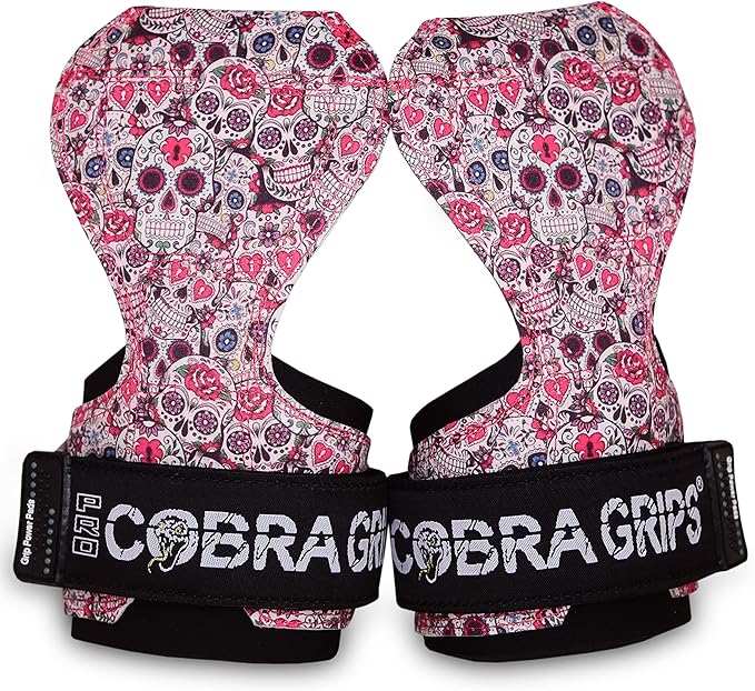Cobra Grips PRO Weight Lifting Gloves Heavy Duty Straps Alternative Power Lifting Hooks for Deadlifts Adjustable Neoprene Padded Wrist Support Bodybuilding