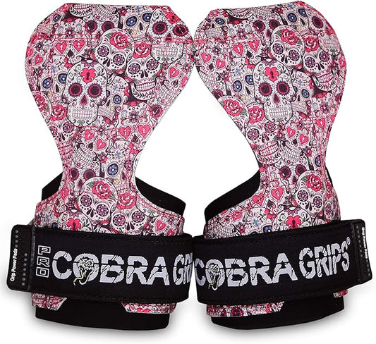 Cobra Grips PRO Weight Lifting Gloves Heavy Duty Straps Alternative Power Lifting Hooks for Deadlifts Adjustable Neoprene Padded Wrist Support Bodybuilding