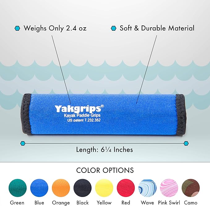 Paddle Grips for Take-Apart Kayak Paddle Shaft, Kayaking Accessories, Non-Slip Grip, Blister Prevention - Cascade Creek