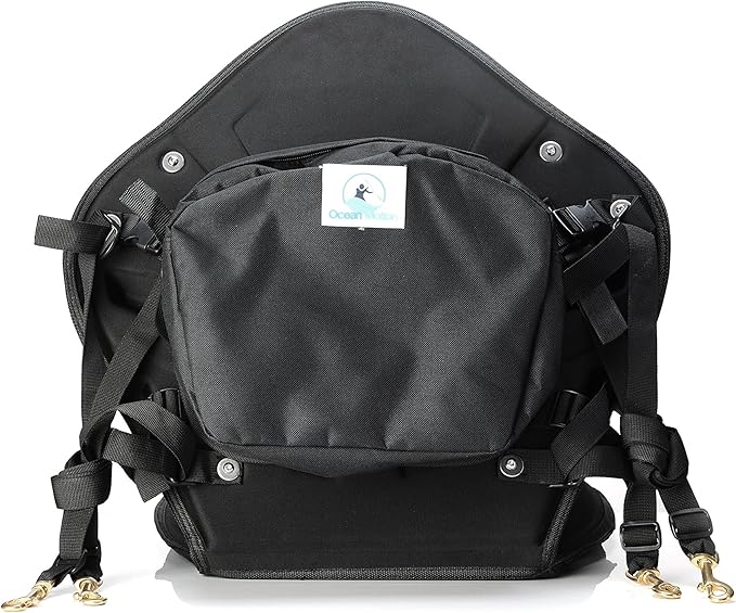 Ultra thick OceanMotion Ergo-Fit sit on top Kayak seat w/storage bag