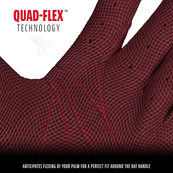 Franklin Sports MLB Baseball Batting Gloves - CFX Pro Adult + Youth - Baseball + Softball - Multiple Sizes + Colors