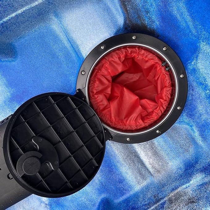 Round/Square Hatch Cover Deck Panel, ABS Sealed Hatch Cover kit with red Waterproof Bag, Suitable for Kayaking