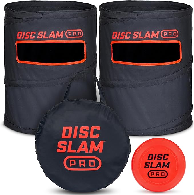 GoSports Disc Slam Game - Classic or PRO - Outdoor Disc Toss Yard and Beach Party Game
