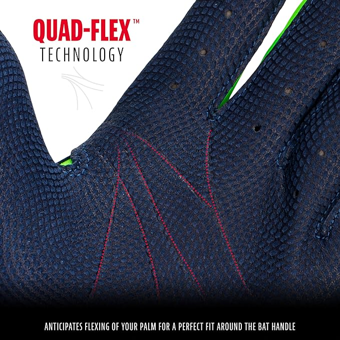 Franklin Sports MLB Baseball Batting Gloves - CFX Pro Adult + Youth - Baseball + Softball - Multiple Sizes + Colors