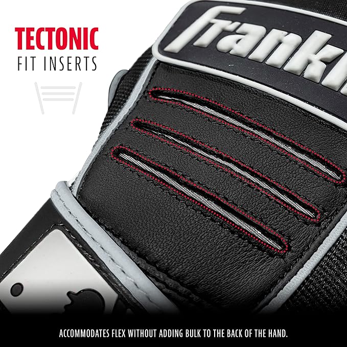Franklin Sports MLB Baseball Batting Gloves - CFX Pro Adult + Youth - Baseball + Softball - Multiple Sizes + Colors