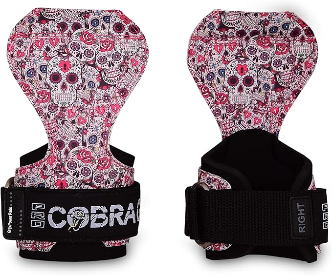 Cobra Grips PRO Weight Lifting Gloves Heavy Duty Straps Alternative Power Lifting Hooks for Deadlifts Adjustable Neoprene Padded Wrist Support Bodybuilding