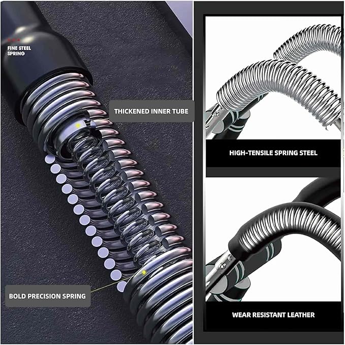 Twister Arm Trainer,Adjustable 40-220lb Chest Workout Equipment Power Twist Arm Trainer,Forearm Strengthener,Portable Twister Arm Workout for Home Fitness