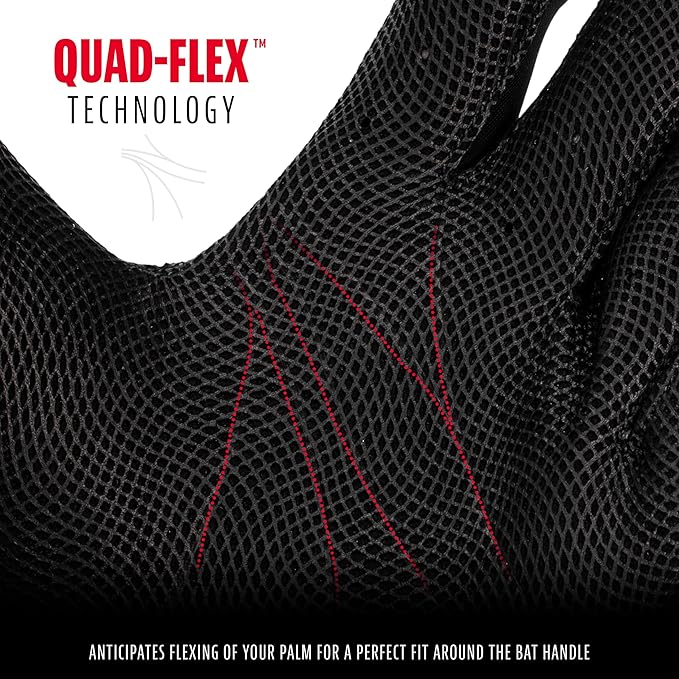 Franklin Sports MLB Baseball Batting Gloves - CFX Pro Adult + Youth - Baseball + Softball - Multiple Sizes + Colors