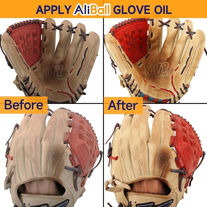 AliBall Ultimate Baseball Glove Break-in Kit and Care Kit, All-in-One Solution