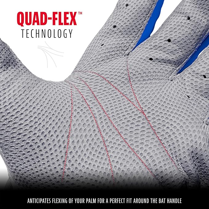 Franklin Sports MLB Baseball Batting Gloves - CFX Pro Adult + Youth - Baseball + Softball - Multiple Sizes + Colors