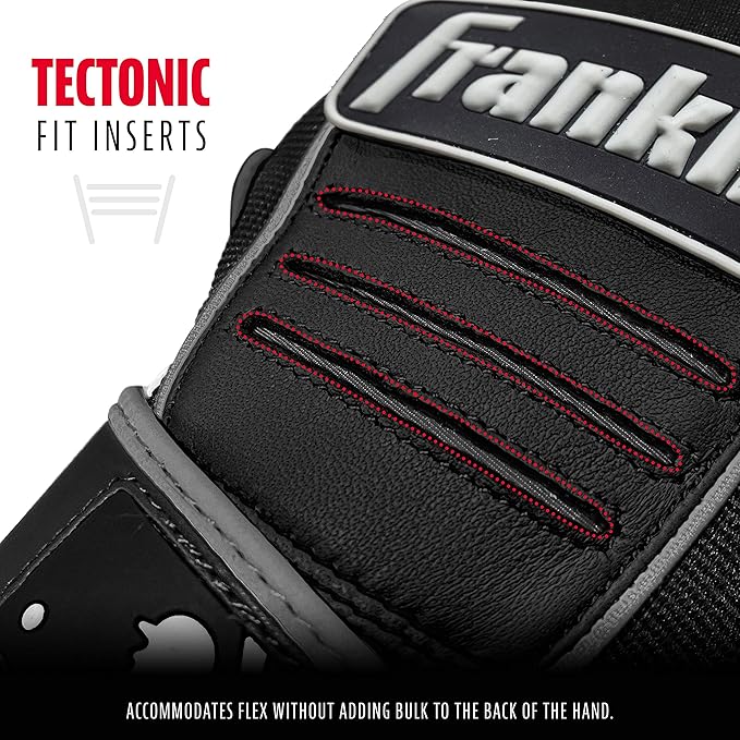 Franklin Sports MLB Baseball Batting Gloves - CFX Pro Adult + Youth - Baseball + Softball - Multiple Sizes + Colors