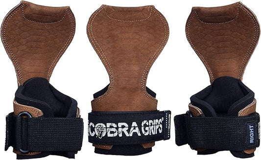 Cobra Grips PRO Weight Lifting Gloves Heavy Duty Straps Alternative Power Lifting Hooks for Deadlifts Adjustable Neoprene Padded Wrist Support Bodybuilding
