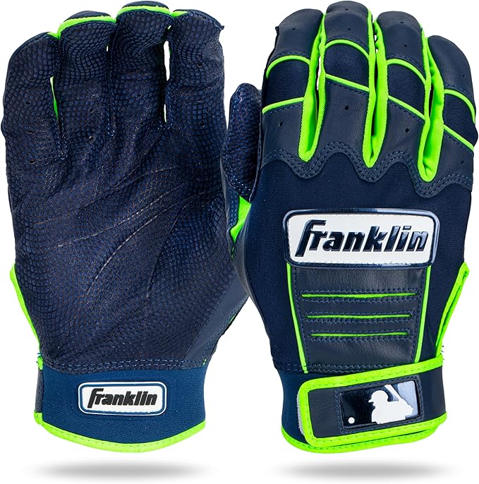 Franklin Sports MLB Baseball Batting Gloves - CFX Pro Adult + Youth - Baseball + Softball - Multiple Sizes + Colors