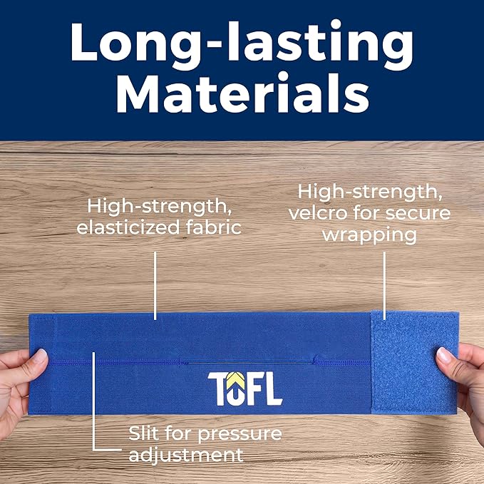 TOFL Baseball Glove Wrap | Premium Elastic Band for Perfect Glove Shape, Break-in & Maintenance | Shape Locker for Men’s & Women’s Softball, Adult & Youth Baseball Mitts, Fits Big & Small Sizes
