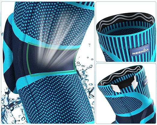 NEENCA Knee Brace for Knee Pain Relief, Medical Knee Support with Patella Pad & Side Stabilizers for Women & Men, Compression Knee Sleeve for Meniscus Tear, ACL, Arthritis, Joint Pain, Runner, Sport