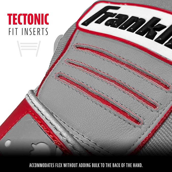 Franklin Sports MLB Baseball Batting Gloves - CFX Pro Adult + Youth - Baseball + Softball - Multiple Sizes + Colors