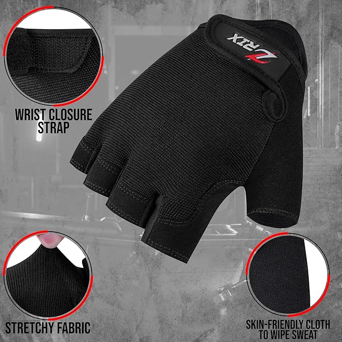 ZRIX Breathable Workout Gloves for Women, Weight Lifting Gloves for Gym, Cycling, Exercise, Fitness and Training, with Excellent Grip and Cushion Pads