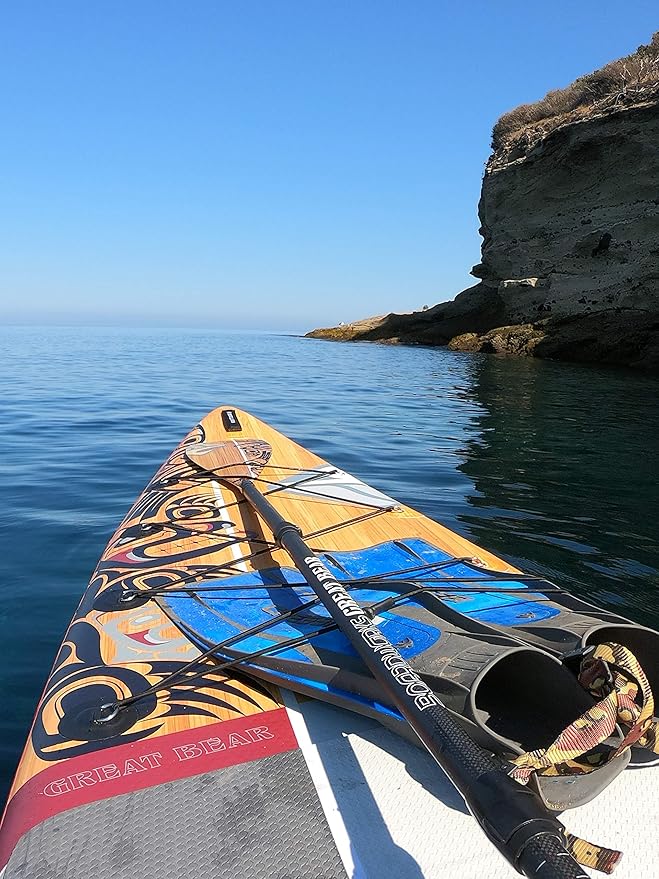 Boardworks SHUBU SUP - All Water Inflatable Stand-Up Paddle Board - SUP Includes Complete Kit with Paddle, Backpack Carry Bag, Leash, Dry Bag and Pump