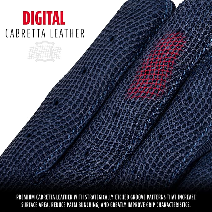 Franklin Sports MLB Baseball Batting Gloves - CFX Pro Adult + Youth - Baseball + Softball - Multiple Sizes + Colors