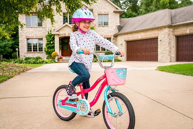 Schwinn Elm and Koen Bike or Balance Bike, 12-20 Inch Bike for Kids Ages 2-13, Black, Blue, Red, Teal, Pink or Purple, SmartStart Ergonomic Design, Adjustable Seat Grows with Child, Training Bicycle