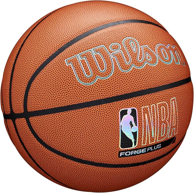 WILSON NBA Forge Plus Indoor/Outdoor Basketballs - Size 6 and Size 7