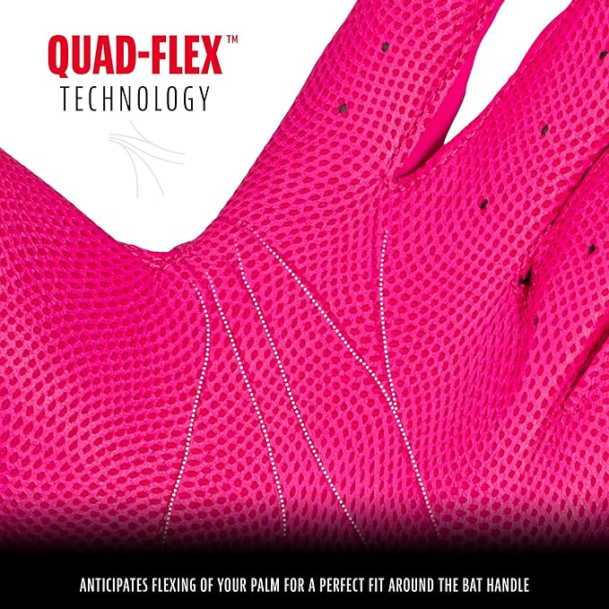 Franklin Sports MLB Baseball Batting Gloves - CFX Pro Adult + Youth - Baseball + Softball - Multiple Sizes + Colors