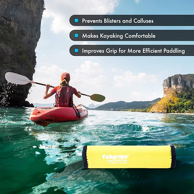 Paddle Grips for Take-Apart Kayak Paddle Shaft, Kayaking Accessories, Non-Slip Grip, Blister Prevention - Cascade Creek