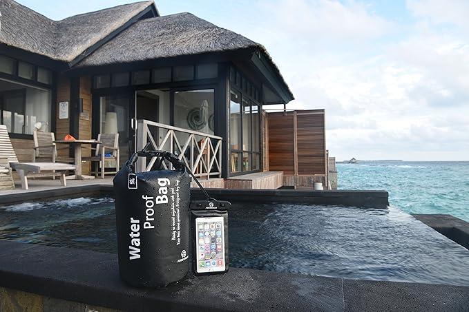 Freegrace Waterproof Dry Bag - Lightweight Dry Sack with Seals and Waterproof Case - Float on Water - Keeps Gear Dry for Kayaking, Beach, Rafting, Boating, Hiking, Camping and Fishing