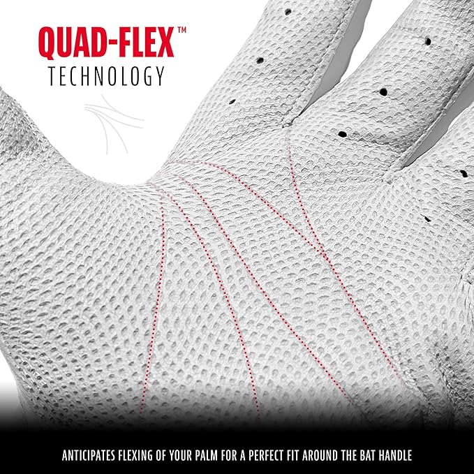 Franklin Sports MLB Baseball Batting Gloves - CFX Pro Adult + Youth - Baseball + Softball - Multiple Sizes + Colors