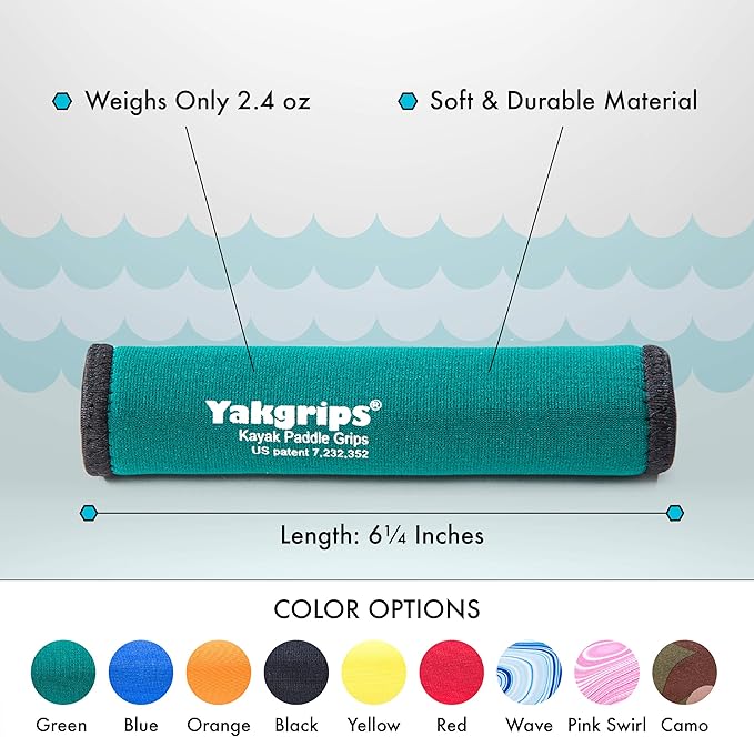 Paddle Grips for Take-Apart Kayak Paddle Shaft, Kayaking Accessories, Non-Slip Grip, Blister Prevention - Cascade Creek