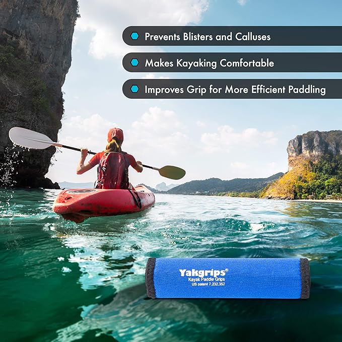 Paddle Grips for Take-Apart Kayak Paddle Shaft, Kayaking Accessories, Non-Slip Grip, Blister Prevention - Cascade Creek