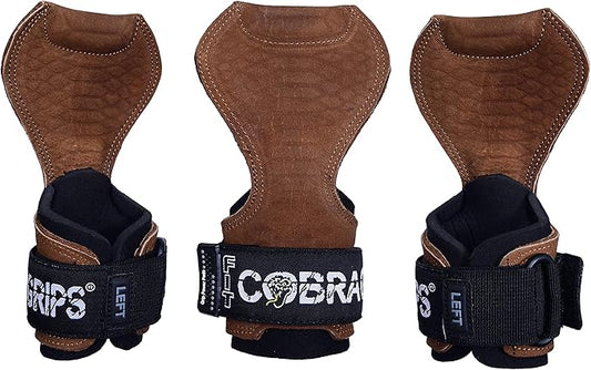 Cobra Grips PRO Weight Lifting Gloves Heavy Duty Straps Alternative Power Lifting Hooks for Deadlifts Adjustable Neoprene Padded Wrist Support Bodybuilding