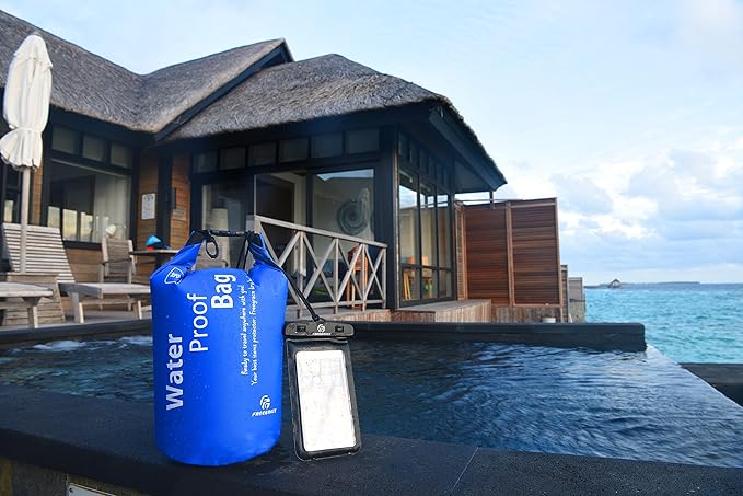 Freegrace Waterproof Dry Bag - Lightweight Dry Sack with Seals and Waterproof Case - Float on Water - Keeps Gear Dry for Kayaking, Beach, Rafting, Boating, Hiking, Camping and Fishing