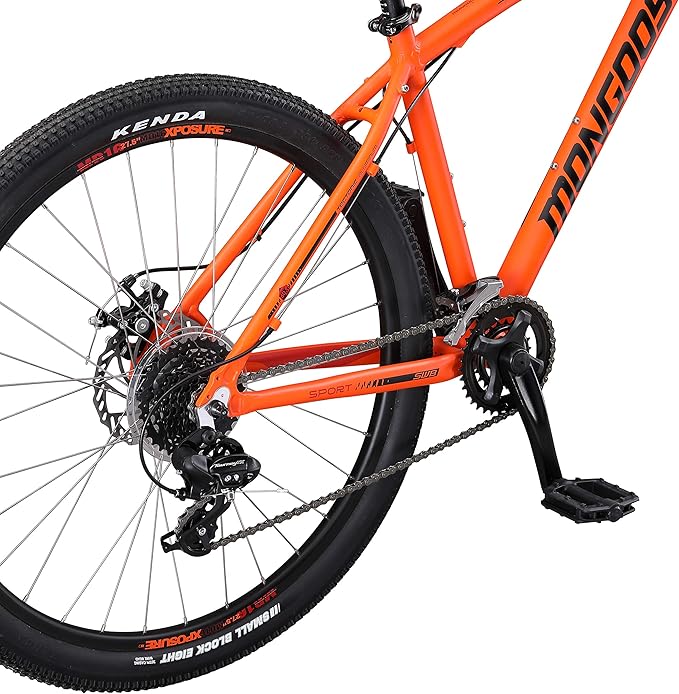 Mongoose Switchback Comp Expert Sport Trail Mountain Bike for Adult Men Women, 16/18/21-Speed Options, 27.5-Inch Wheels, Disc Brakes, Small Medium or Large Aluminum Frames, Hardtail Bicycles