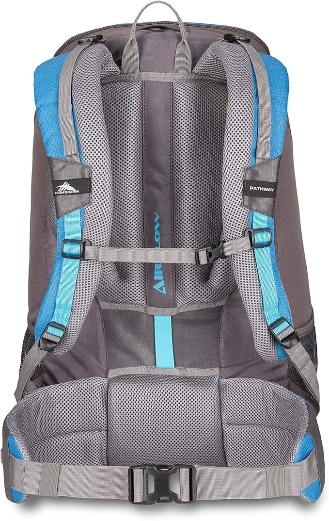 High Sierra Pathway Internal Frame Hiking Backpack, Mineral/Slate/Glacier, 40L