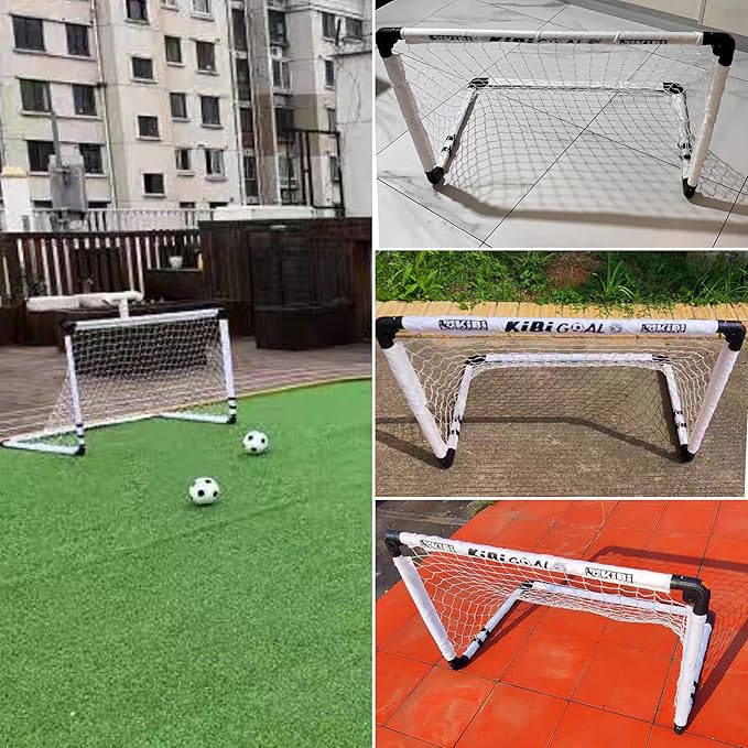 Soccer Goal, Small Foldable Goal for Kids, Kids Goals for The Backyard/Indoor/Outdoor, Mini Soccer Goals for Toddler Gift