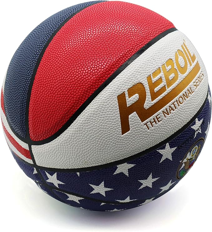 Premium Rubber/Leather Basketball - Kids & Youth, Size 3/4/5/6/7