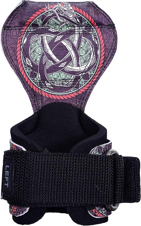 Cobra Grips PRO Weight Lifting Gloves Heavy Duty Straps Alternative Power Lifting Hooks for Deadlifts Adjustable Neoprene Padded Wrist Support Bodybuilding