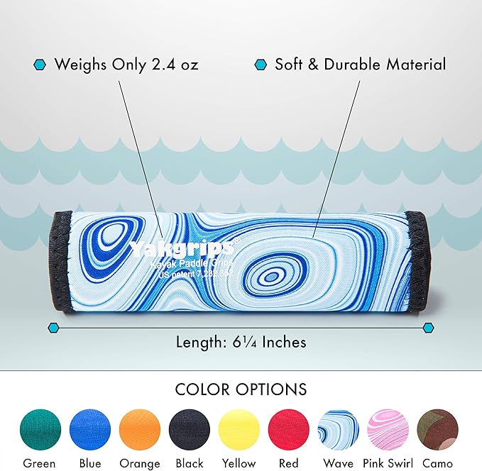 Paddle Grips for Take-Apart Kayak Paddle Shaft, Kayaking Accessories, Non-Slip Grip, Blister Prevention - Cascade Creek