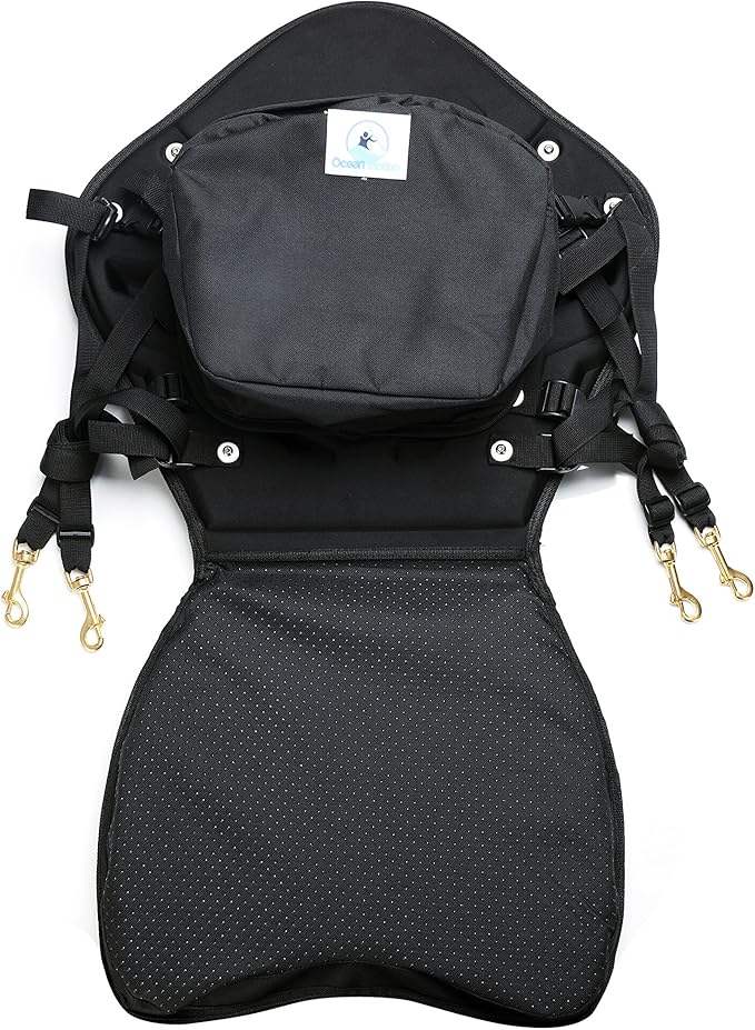 Ultra thick OceanMotion Ergo-Fit sit on top Kayak seat w/storage bag