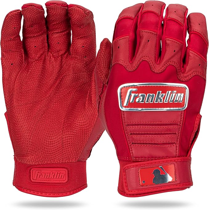 Franklin Sports MLB Baseball Batting Gloves - CFX Pro Adult + Youth - Baseball + Softball - Multiple Sizes + Colors