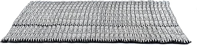 Leewadee - Foldable Floor Mattress - Japanese Roll Up Futon -Trifold Tatami Mat- Guest Floor Bed - Camping Mattress - Thai Massage Mat, Kapok Filled, 75 x 57 inches, Black